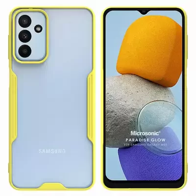 Microsonic Samsung Galaxy M13 Kılıf Paradise Glow Sarı