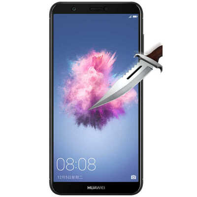 Microsonic Huawei P Smart Kavisli Temperli Cam Ekran Koruyucu Film Beyaz