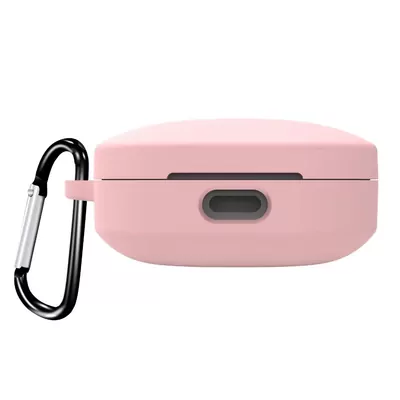 Microsonic Xiaomi Redmi Buds 6 Kılıf Askılı Mat Silikon Pembe