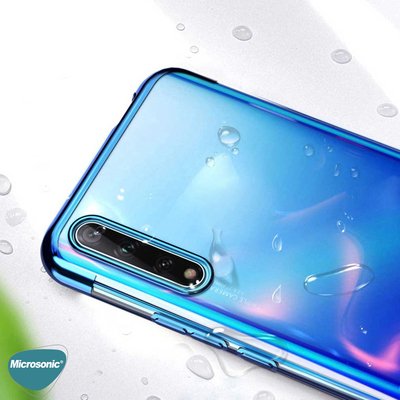 Microsonic Huawei Y8P Kılıf Skyfall Transparent Clear Gümüş