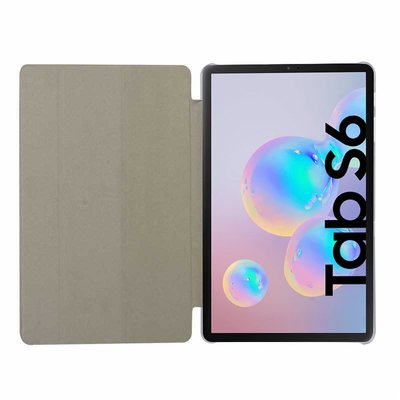 Microsonic Samsung Galaxy Tab S6 T860 Smart Case Kapaklı Kılıf Gold