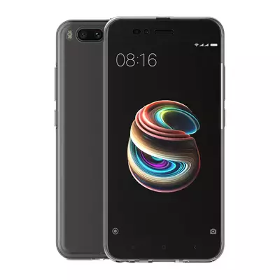 Microsonic Xiaomi Mi A1 Kılıf 6 tarafı tam full koruma 360 Clear Soft Şeffaf