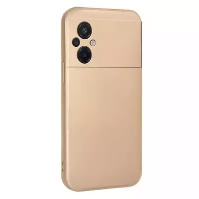 Microsonic Xiaomi Poco M5 Kılıf Matte Silicone Gold