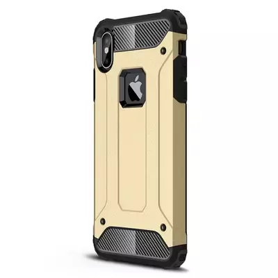 Microsonic Apple iPhone XS Max (6.5'') Kılıf Rugged Armor Gold