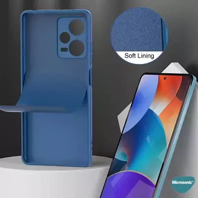 Microsonic Xiaomi Poco X5 5G Kılıf Groovy Soft Koyu Yeşil