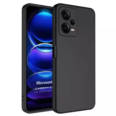 Microsonic Xiaomi Poco X5 5G Kılıf Groovy Soft Siyah