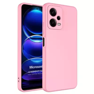 Microsonic Xiaomi Poco X5 5G Kılıf Groovy Soft Pembe