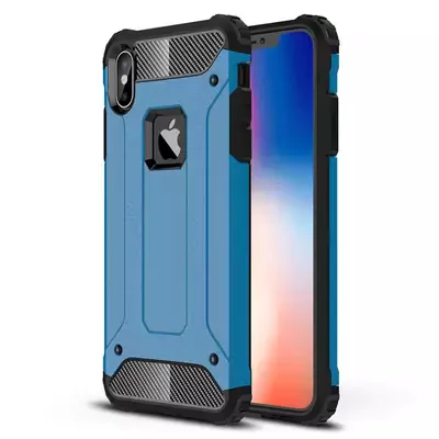 Microsonic Apple iPhone XS Max (6.5'') Kılıf Rugged Armor Mavi