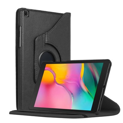 Microsonic Samsung Galaxy Tab A T290 360 Stand Dönerli Kılıf Siyah