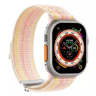 Microsonic Apple Watch Series 11 42mm Kordon Terra Strand Pembe