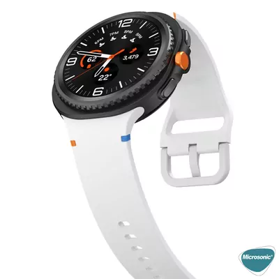 Microsonic Samsung Galaxy Watch Ultra Kordon ProMotion Sport Beyaz