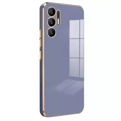 Microsonic TECNO Pova 3 Kılıf Olive Plated Lavanta Grisi