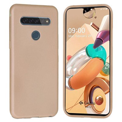 CaseUp LG K41S Kılıf Matte Surface Gold