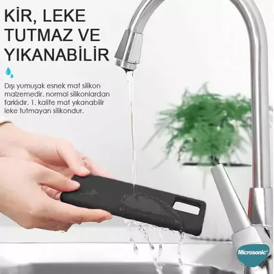 Microsonic Apple iPhone 14 Pro Max Kılıf Liquid Lansman Silikon Turuncu