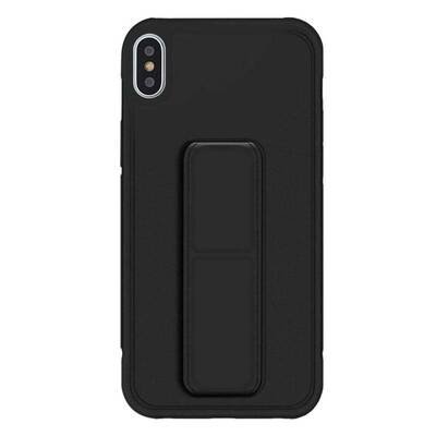 Microsonic Apple iPhone X Kılıf Hand Strap Siyah