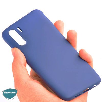 Microsonic Oppo Reno 3 Kılıf Matte Silicone Siyah