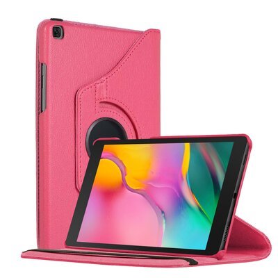 Microsonic Samsung Galaxy Tab A T290 360 Stand Dönerli Kılıf Pembe