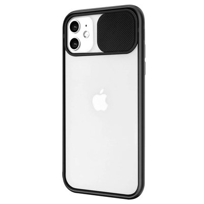 Microsonic Apple iPhone 12 Mini Kılıf Slide Camera Lens Protection Siyah