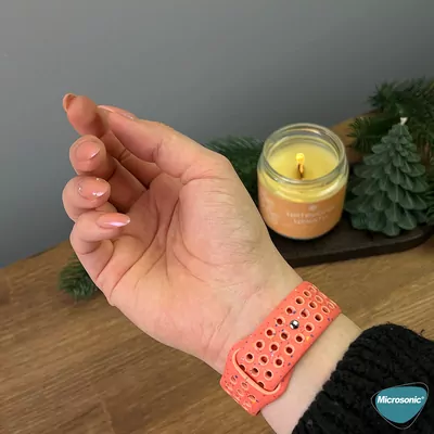 Microsonic Apple Watch Series 11 42mm Kordon Flame Circle Yavruağzı