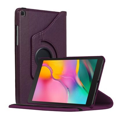 Microsonic Samsung Galaxy Tab A T290 360 Stand Dönerli Kılıf Mor