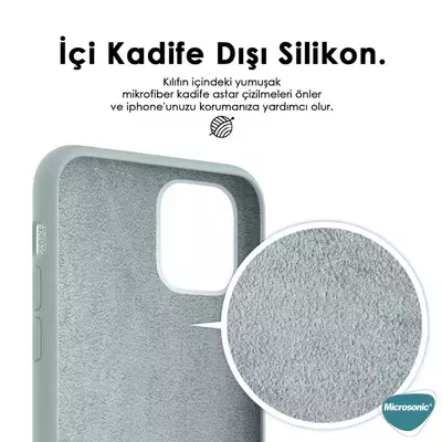 Microsonic Apple iPhone 14 Pro Max Kılıf Liquid Lansman Silikon Sarı