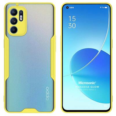 Microsonic Oppo Reno 6 4G Kılıf Paradise Glow Sarı