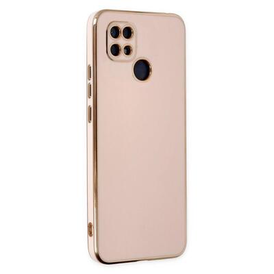 Microsonic Xiaomi Redmi 9C Kılıf Olive Plated Pembe