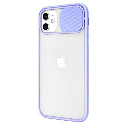 Microsonic Apple iPhone 12 Mini Kılıf Slide Camera Lens Protection Lila