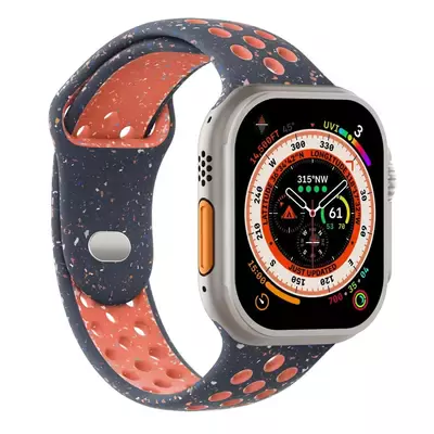 Microsonic Apple Watch Series 11 42mm Kordon Flame Circle Lacivert