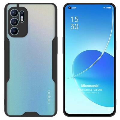 Microsonic Oppo Reno 6 4G Kılıf Paradise Glow Siyah