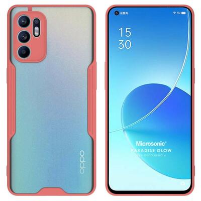 Microsonic Oppo Reno 6 4G Kılıf Paradise Glow Pembe