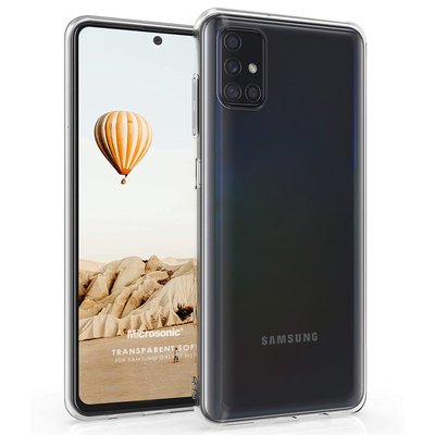 Microsonic Samsung Galaxy M31s Kılıf Transparent Soft Şeffaf