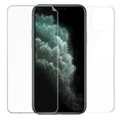 Microsonic Apple iPhone 11 Pro Kavisli Ekran Koruyucu Film Seti - Ön ve Arka