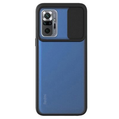 Microsonic Xiaomi Redmi Note 10 Pro Max Kılıf Slide Camera Lens Protection Siyah