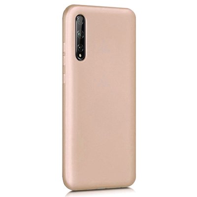 CaseUp Huawei P Smart S Kılıf Matte Surface Gold