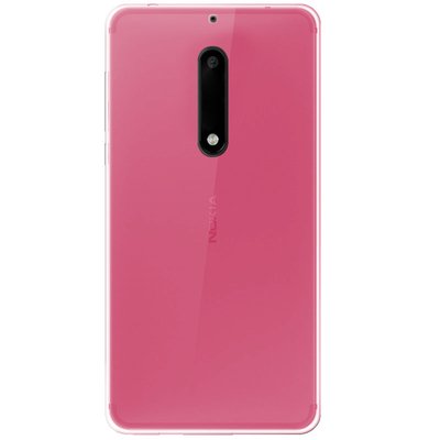 Microsonic Nokia 5 Kılıf Transparent Soft Pembe