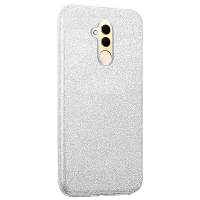 Microsonic Huawei Mate 20 Lite Kılıf Sparkle Shiny Gümüş