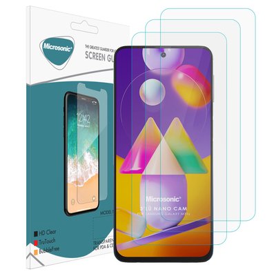 Microsonic Samsung Galaxy M31s Nano Ekran Koruyucu (3'lü Paket)