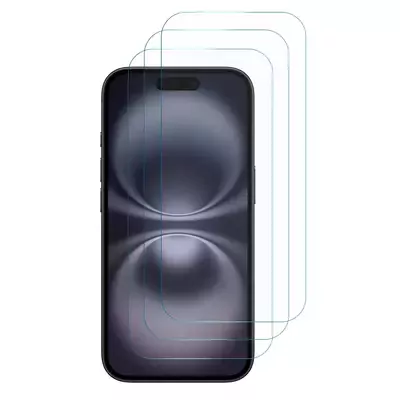 Microsonic Apple iPhone 16 Plus Screen Protector Nano Glass Cam Ekran Koruyucu (3`lü Paket)