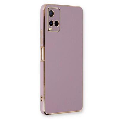 Microsonic Vivo Y21 Kılıf Olive Plated Lila