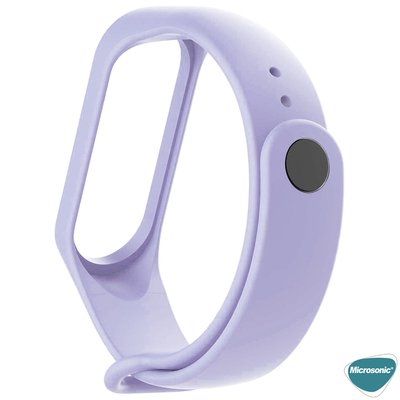 Microsonic Xiaomi Mi Band 5 Silikon Kordon Lila