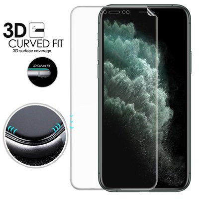 Microsonic Apple iPhone 11 Pro Max Kavisli Ekran Koruyucu Film Seti - Ön ve Arka