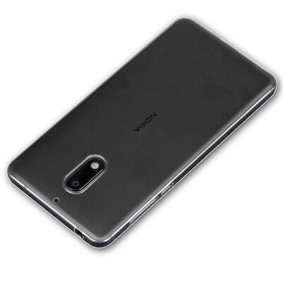 Microsonic Nokia 6 Kılıf Transparent Soft Mavi