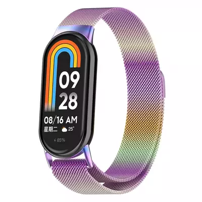 Microsonic Xiaomi Mi Band 8 Milanese Loop Kordon Çok Renkli