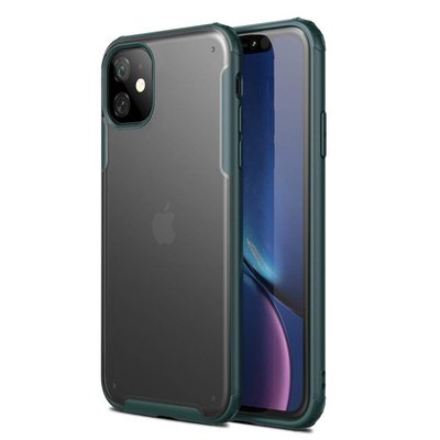 Microsonic Apple iPhone 11 Kılıf Frosted Frame Yeşil