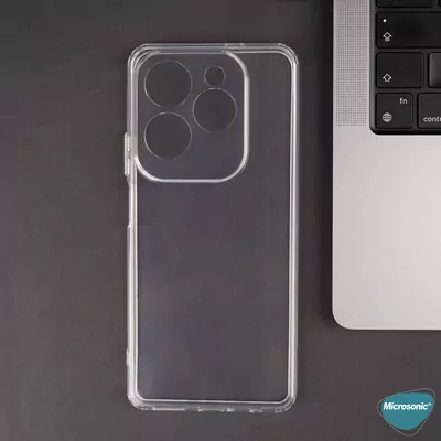 Microsonic Infinix Hot 40 Pro Kılıf Transparent Soft Şeffaf