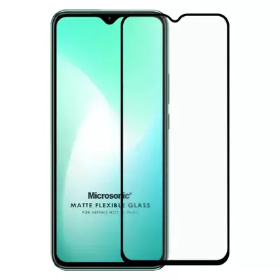 Microsonic Infinix Hot 11 Play Seramik Matte Flexible Ekran Koruyucu Siyah