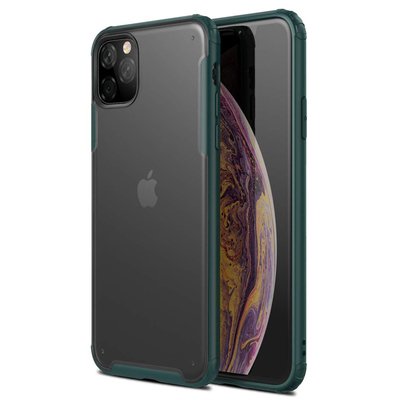 Microsonic Apple iPhone 11 Pro Kılıf Frosted Frame Yeşil