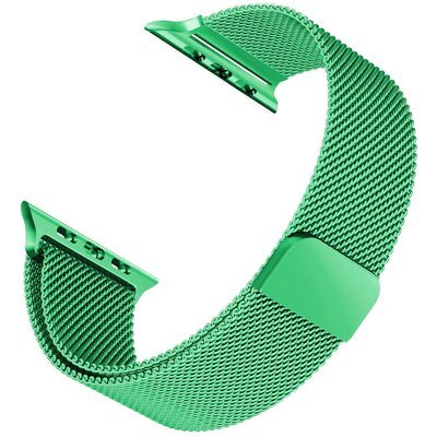 Microsonic Apple Watch Series 3 42mm Milanese Loop Kordon Yeşil