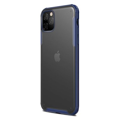 Microsonic Apple iPhone 11 Pro Kılıf Frosted Frame Lacivert